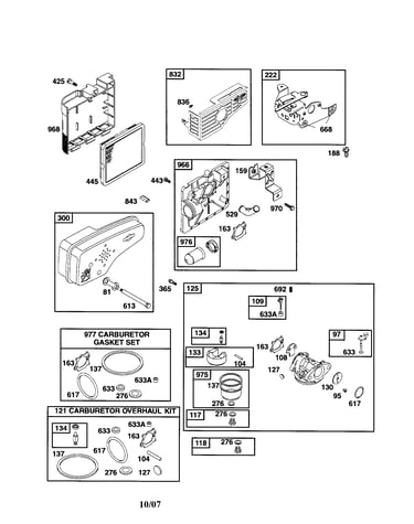 Carburetor/muffler