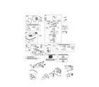 Briggs & Stratton 150112-0532-E9 carburetor/fuel tank diagram