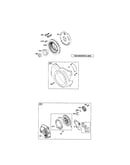 Rewind starter/blower housing