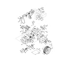 Craftsman 24788033 steering drive/wheel diagram