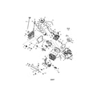 Craftsman 247883700 cylinder/crankshaft/heat shield diagram
