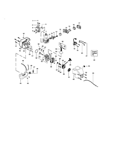 Cylinder/crankshaft/crankcase