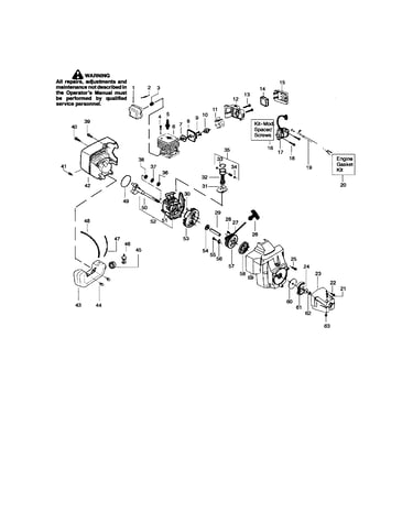 Cylinder/crankshaft/crankcase