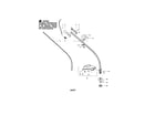 Craftsman 358795531 driveshaft/shield/handle diagram