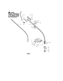Driveshaft/shield/handle