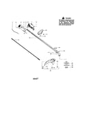 Driveshaft/handle/shield