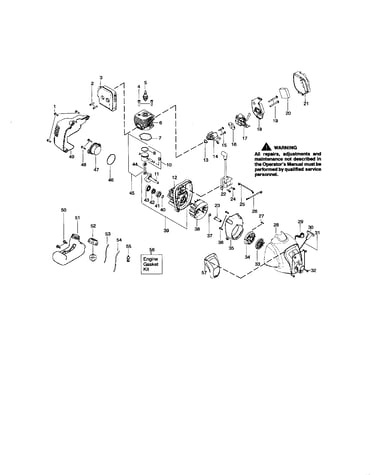 Cylinder/crankshaft/crankcase