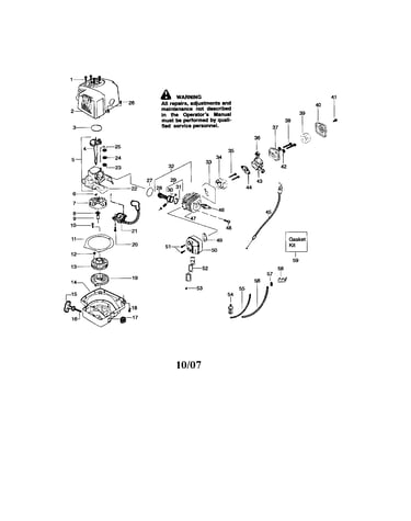 Cylinder/crankshaft/crankcase