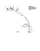 Driveshaft/handle/shield