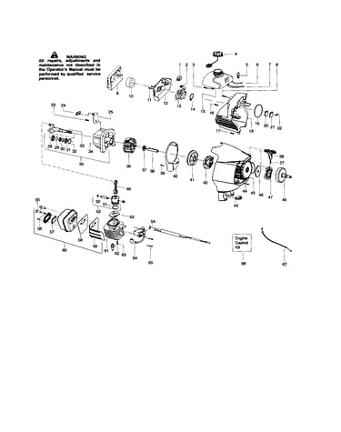 Cylinder/crankshaft/crankcase