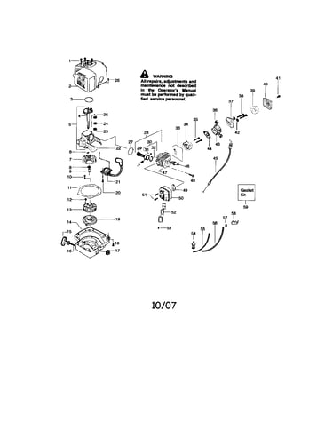 Cylinder/crankshaft/crankcase
