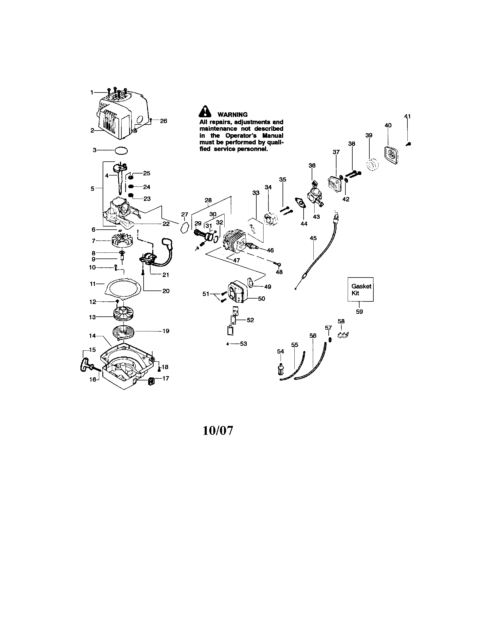 CYLINDER/CRANKSHAFT/CRANKCASE