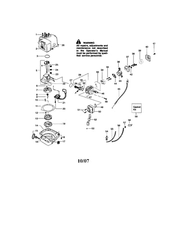 Cylinder/crankshaft/crankcase