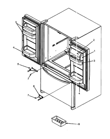 Ref dr storage center hinges
