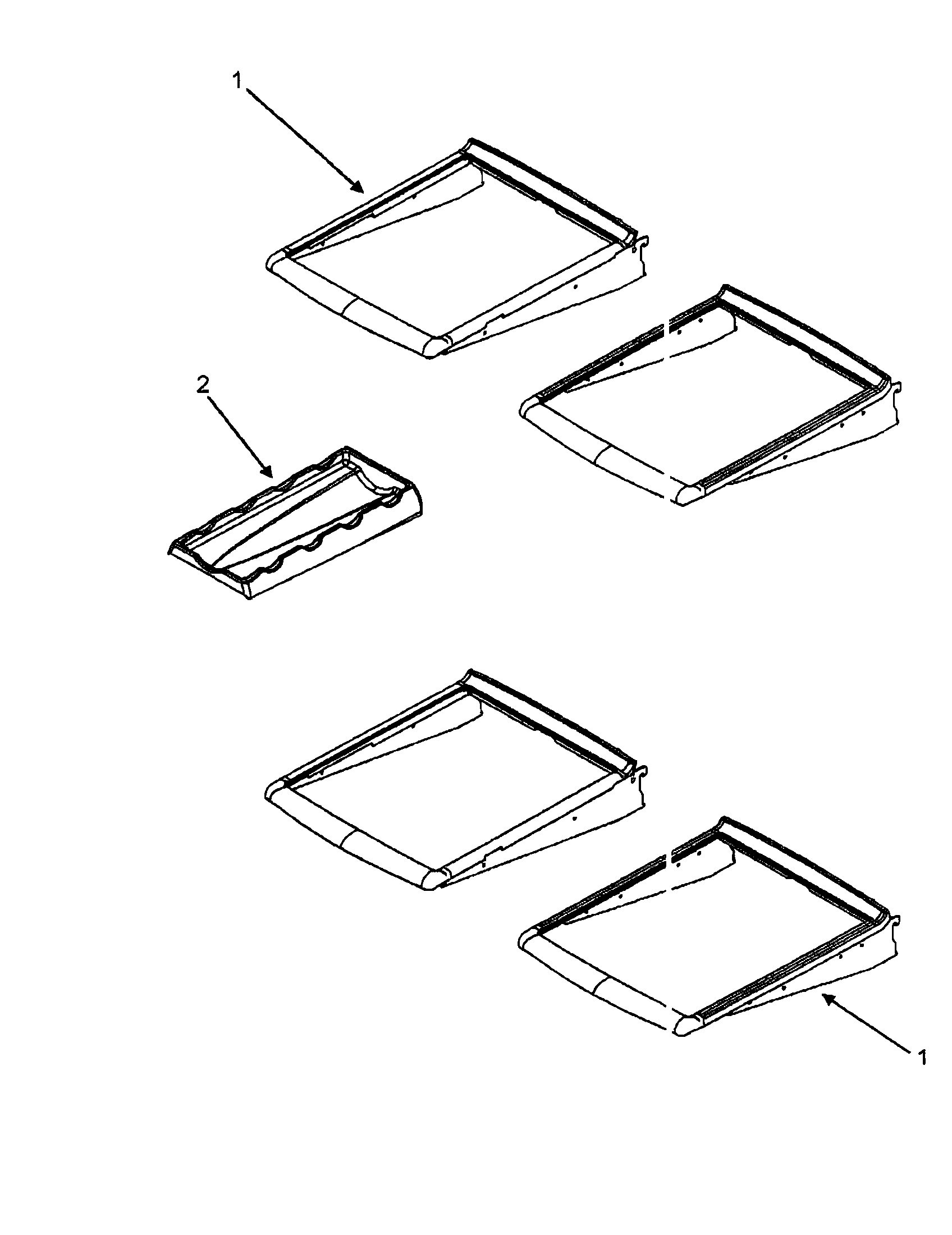 REFRIGERATOR SHELVES