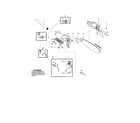 Poulan 810EPT oil tank/bar/gear kit diagram