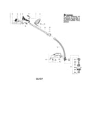 Driveshaft/shield/handle