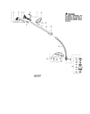 Handle/driveshaft/shield