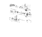 Poulan PPB150E TYPE 2 cylinder/crankshaft/crankcase diagram