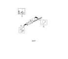 Weed Eater HTC2200 hedge trimmer accessory diagram