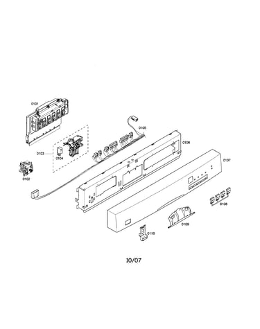 Fascia panel/control module