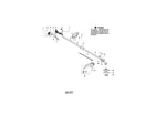 Craftsman 358791071 driveshaft/handle/shield diagram