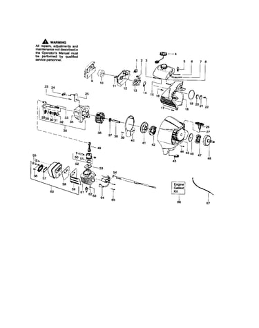 Cylinder/crankshaft/crankcase