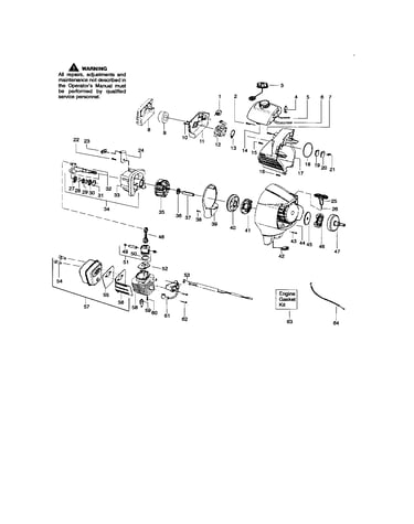 Cylinder/crankshaft/crankcase