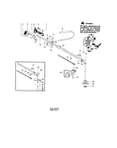 Driveshaft/handle/shield