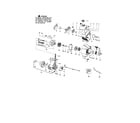 Craftsman 358795821 cylinder/crankshaft/crankcase diagram
