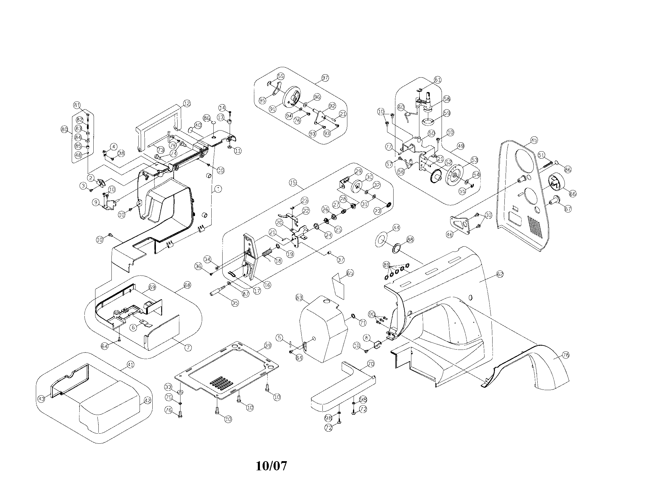 Housing/dial tension