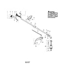 Driveshaft/shield/handle