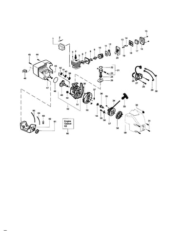 Cylinder/crankshaft/crankcase