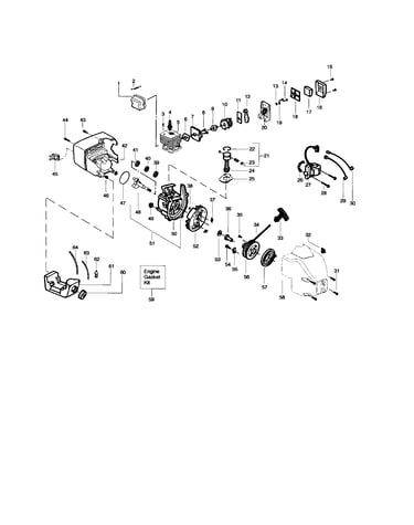 Cylinder/crankshaft/crankcase