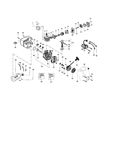 Cylinder/crankshaft/crankcase