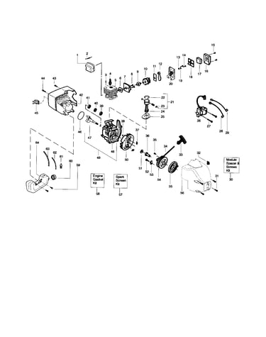 Cylinder/crankshaft/crankcase