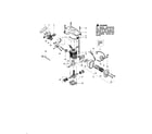 Poulan 2075OC TYPE 5 cylinder/shield/crankshaft diagram
