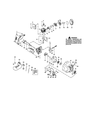 Cylinder/crankshaft/crankcase