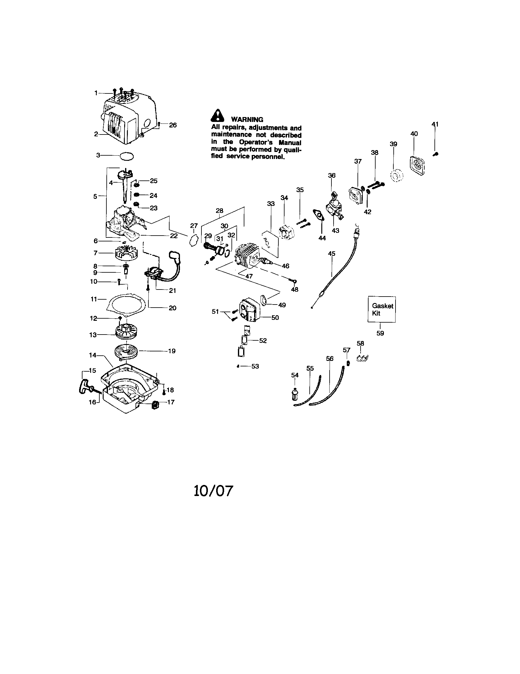 CRANKSHAFT/CRANKCASE/SHROUD