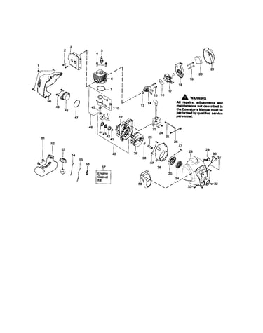 Cylinder/crankshaft/crankcase