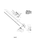 Driveshaft/handle/shield