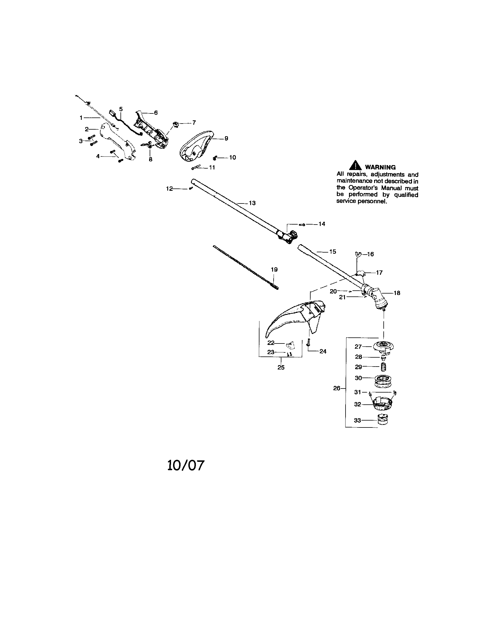 Throttle/shaft
