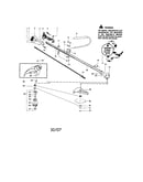 Driveshaft/handle/shield