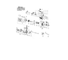 Craftsman 358795810 cylinder/crankshaft/crankcase diagram