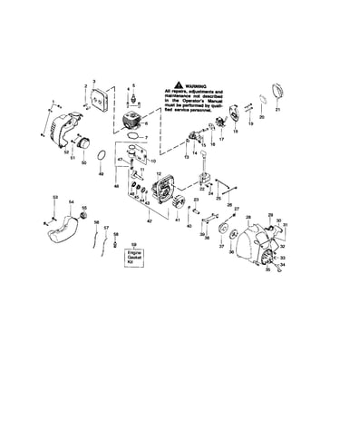 Cylinder/crankshaft/crankcase