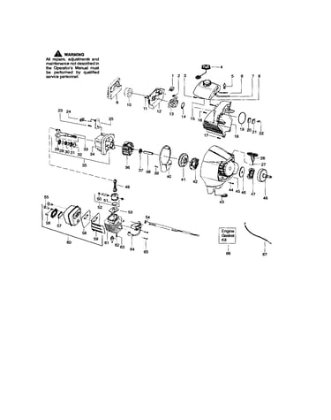 Cylinder/crankshaft/crankcase