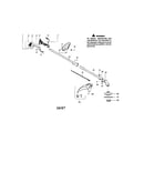 Driveshaft/shield/handle
