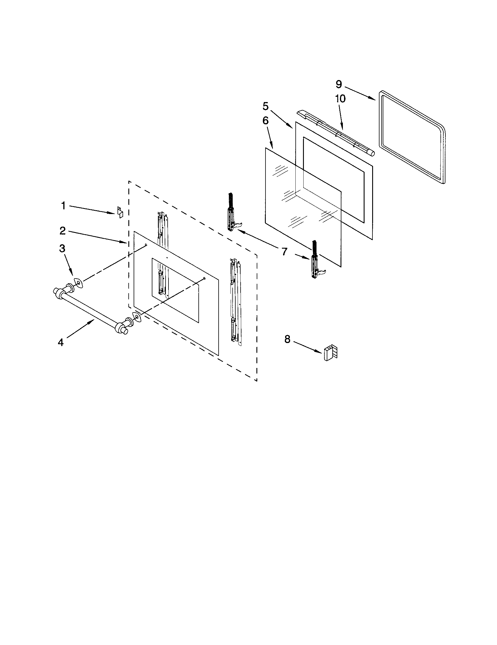 Oven door