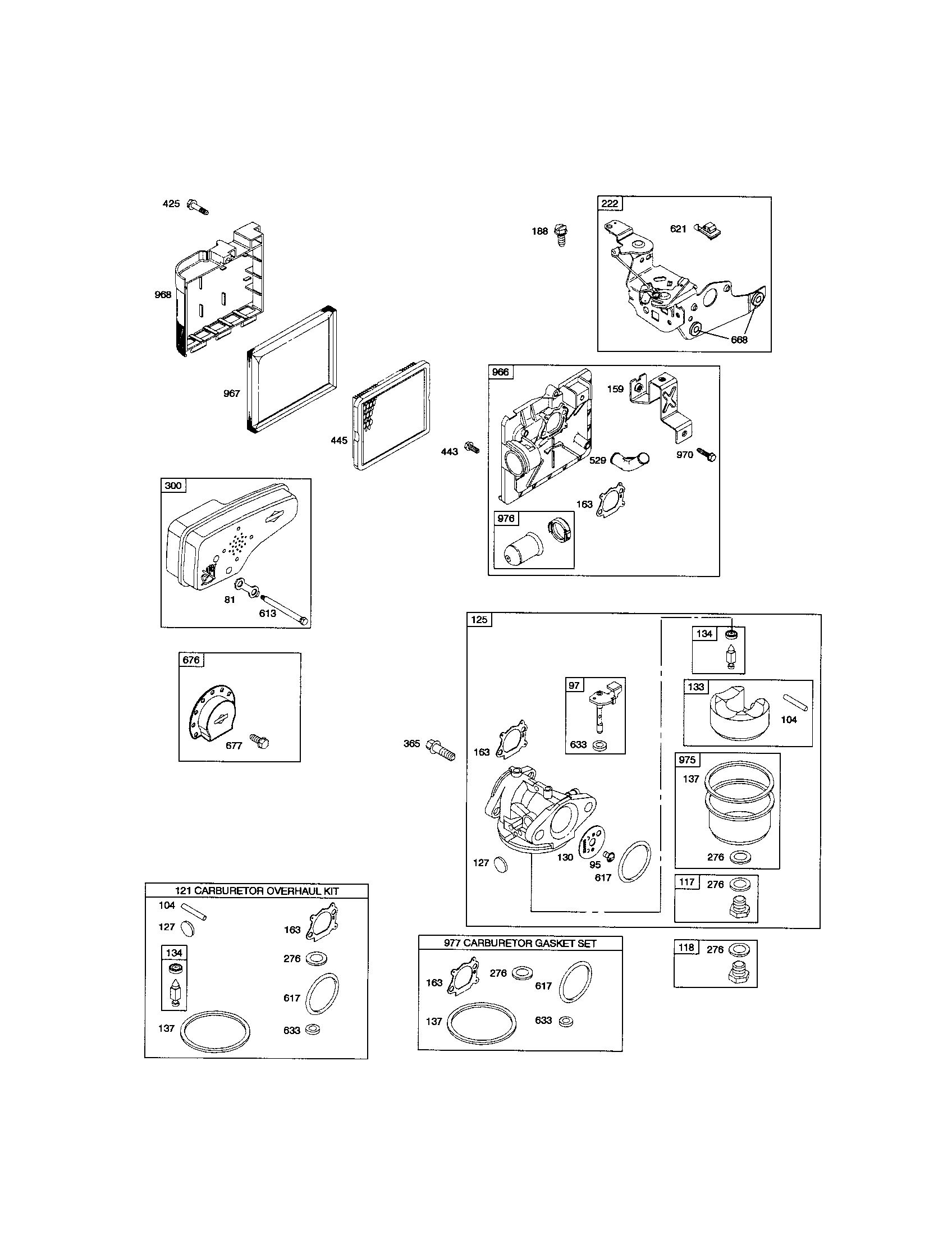 CARBURETOR/AIR CLEANER BASE/MUFFLER