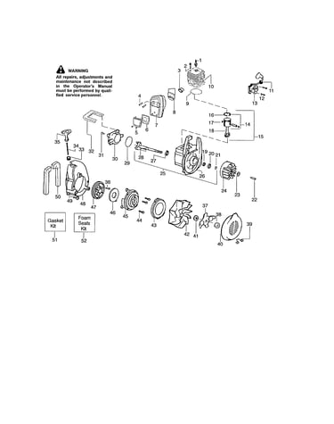 Crankcase/muffler